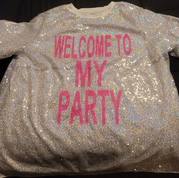 Welcome to my party sequin shirt ❤️ - Picture 5 of 7